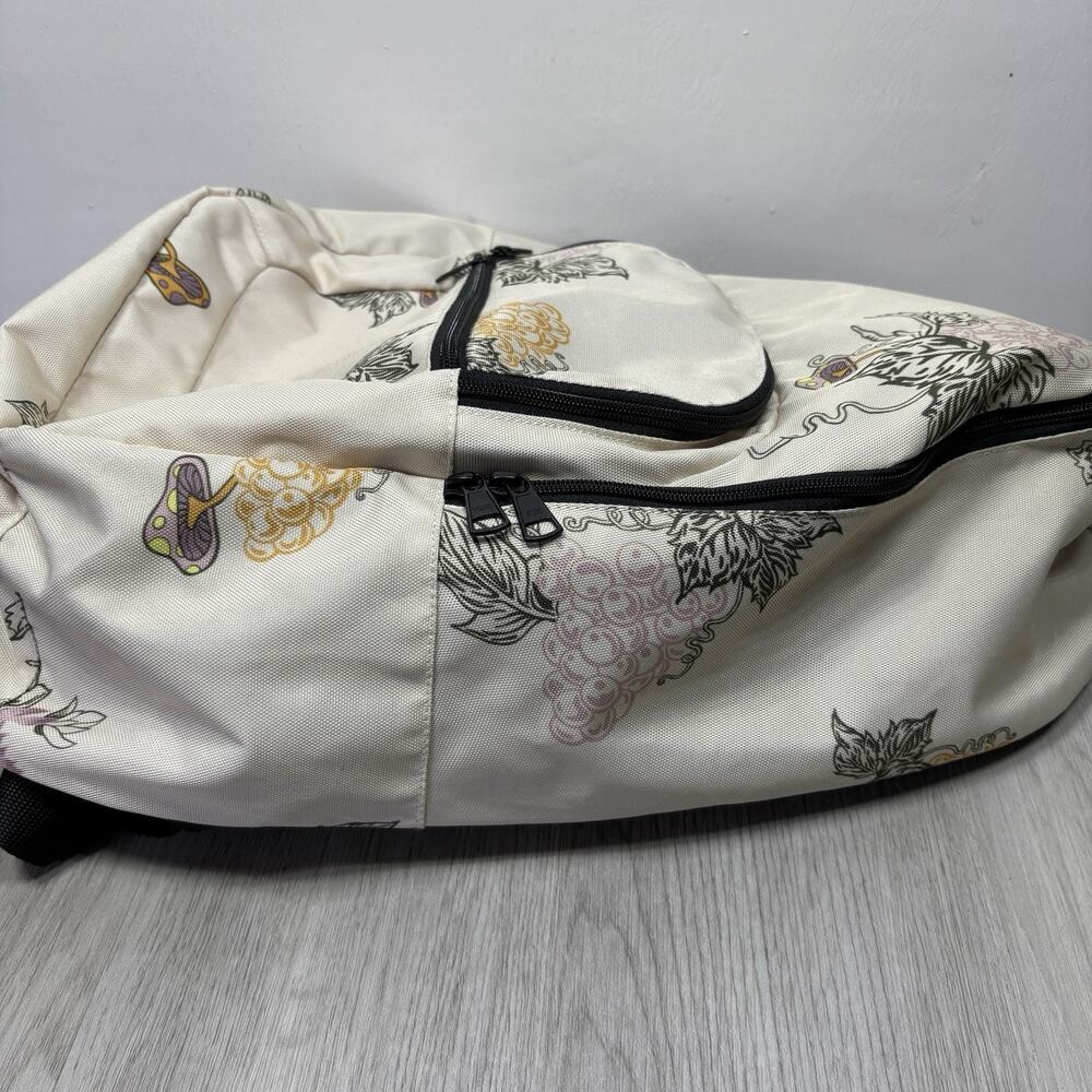 Vans Backpack Grapes Vines Floral Mushroom Adult Size Skateboard Apperal - Picture 5 of 11